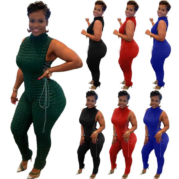 designer womens jumpsuits 2023 summer fashion clothes jumpsuit slim fit side cut out lace up sleeveless bodysuits for women, Black;white
designer womens jumpsuits 2023 summer fashion clothes jumpsuit slim fit side cut out lace up sleeveless bodysuits for women, Black;white