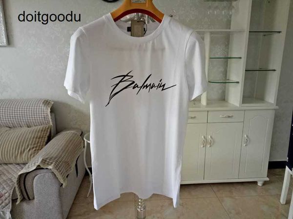 balmn spring summer new italic letter cotton loose pullover t-shirt ins net red couple style men and women's t shirt ca0l, White
balmn spring summer new italic letter cotton loose pullover t-shirt ins net red couple style men and women's t shirt ca0l, White