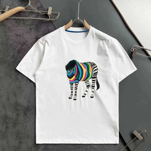 2023 summer brand t shirt men women short sleeve tee designer tshirt round neck sweatshirt cotton pullover rainbow zebra print t-shirt, White;black
2023 summer brand t shirt men women short sleeve tee designer tshirt round neck sweatshirt cotton pullover rainbow zebra print t-shirt, White;black