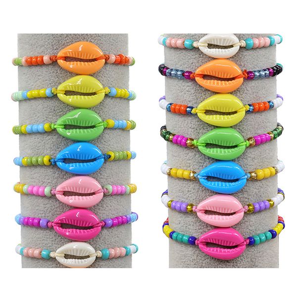 ankle chain woven bracelet acrylic shell colorful rice beads anklet bohemian rope hand ornaments, Golden;silver
ankle chain woven bracelet acrylic shell colorful rice beads anklet bohemian rope hand ornaments, Golden;silver
