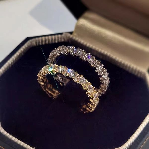 lovers eternity finger ring aaaaa zircon 925 sterling silver engagement wedding band rings for women birthday party jewelry, Slivery;golden
lovers eternity finger ring aaaaa zircon 925 sterling silver engagement wedding band rings for women birthday party jewelry, Slivery;golden