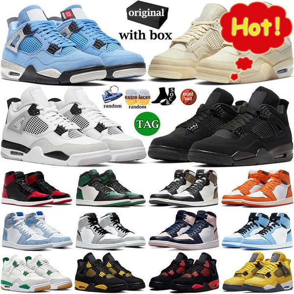 new og 4 4s basketball shoes for men women military black cat red thunder pine green sail university blue white oreo dark mocha
new og 4 4s basketball shoes for men women military black cat red thunder pine green sail university blue white oreo dark mocha