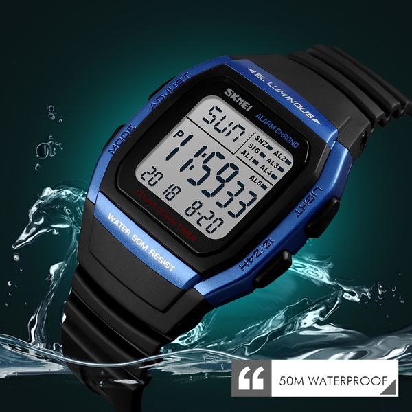 wristwatches skmei fashion men watches waterproof sports digital led alarm chrono electronic clock man student wristwatch relogio masculino, Slivery;brown
wristwatches skmei fashion men watches waterproof sports digital led alarm chrono electronic clock man student wristwatch relogio masculino, Slivery;brown