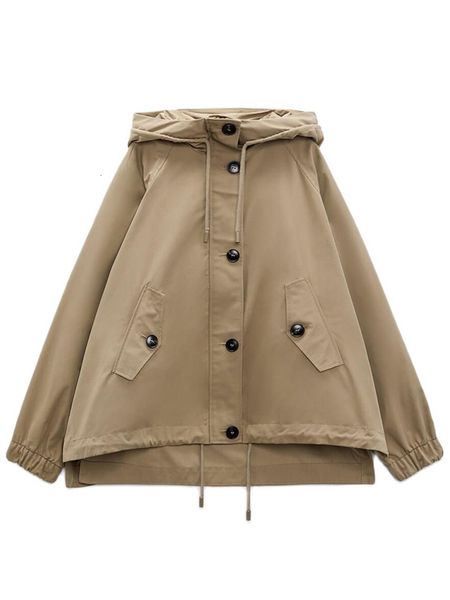 women's jackets spring autumn hooded parker women cotton field female single breasted loose brown overcoat 230323, Black;brown
women's jackets spring autumn hooded parker women cotton field female single breasted loose brown overcoat 230323, Black;brown