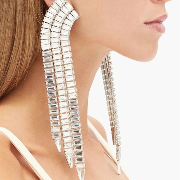 dangle chandelier luxury long tassel rectangle pendant drop earrings wedding jewelry for women crystal charm geometric dangle earrings 23032, Silver
dangle chandelier luxury long tassel rectangle pendant drop earrings wedding jewelry for women crystal charm geometric dangle earrings 23032, Silver
