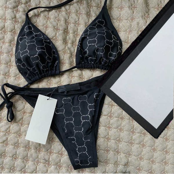 designer bikinis woman two-piece bikini with letter swimsuits crystal summer swimwear beach luxury bathing suits three-point swimsuit, White;black
designer bikinis woman two-piece bikini with letter swimsuits crystal summer swimwear beach luxury bathing suits three-point swimsuit, White;black