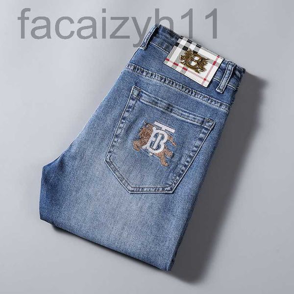 men's jeans designer new youth straight fit mid waist fashion versatile embroidery pants oj2f, Blue
men's jeans designer new youth straight fit mid waist fashion versatile embroidery pants oj2f, Blue