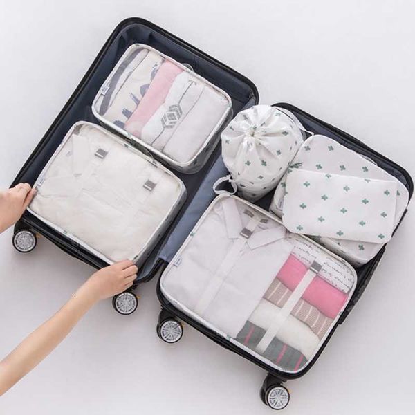 cube organizer 6/piece clothes set system travel portable bag sorting sets luggage tote waterproof packaging durable tidy pocket, Red;black
cube organizer 6/piece clothes set system travel portable bag sorting sets luggage tote waterproof packaging durable tidy pocket, Red;black