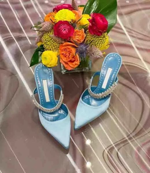 22ss designer shoes for womens sandal slipper wedding party dress,women high heels crystal strap stiletto high heel pointed toe lutara satin, Black
22ss designer shoes for womens sandal slipper wedding party dress,women high heels crystal strap stiletto high heel pointed toe lutara satin, Black