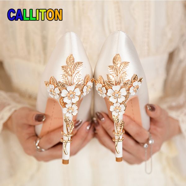 dress shoes women's shoes party designer satin fashion stiletto high heels elegant wedding shoes bride banquet metal flowers pumps 2303, Black
dress shoes women's shoes party designer satin fashion stiletto high heels elegant wedding shoes bride banquet metal flowers pumps 2303, Black