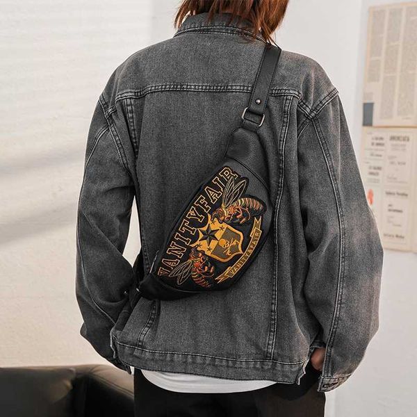 mens brand s luxury men shoulder fashion design men embroidery crossbody backpack chest waist bag pack, Red;black
mens brand s luxury men shoulder fashion design men embroidery crossbody backpack chest waist bag pack, Red;black