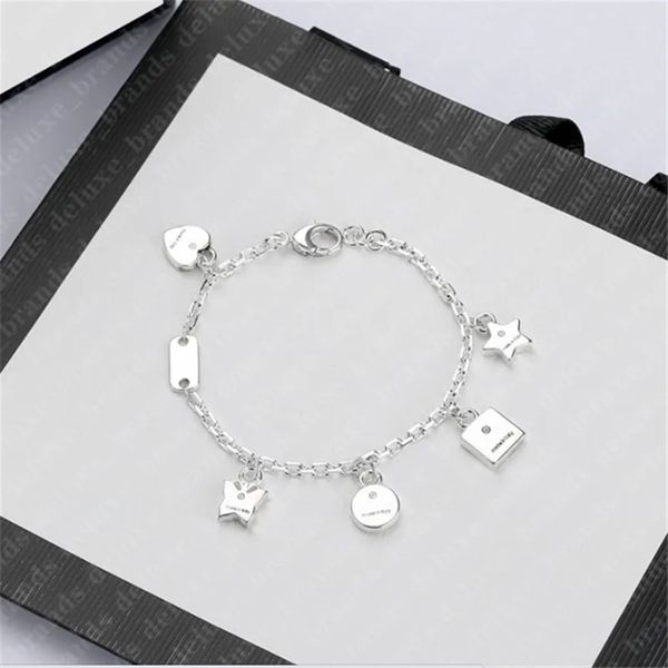 new high-quality designer charm bracelet silver g accessory bracelet men's and women's bracelets hip hop bracelet valentine's, Golden;silver
new high-quality designer charm bracelet silver g accessory bracelet men's and women's bracelets hip hop bracelet valentine's, Golden;silver