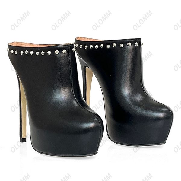 olomm handmade women pumps thin high heels matt round toe fabulous black night club shoes ladies us size 5-20
olomm handmade women pumps thin high heels matt round toe fabulous black night club shoes ladies us size 5-20