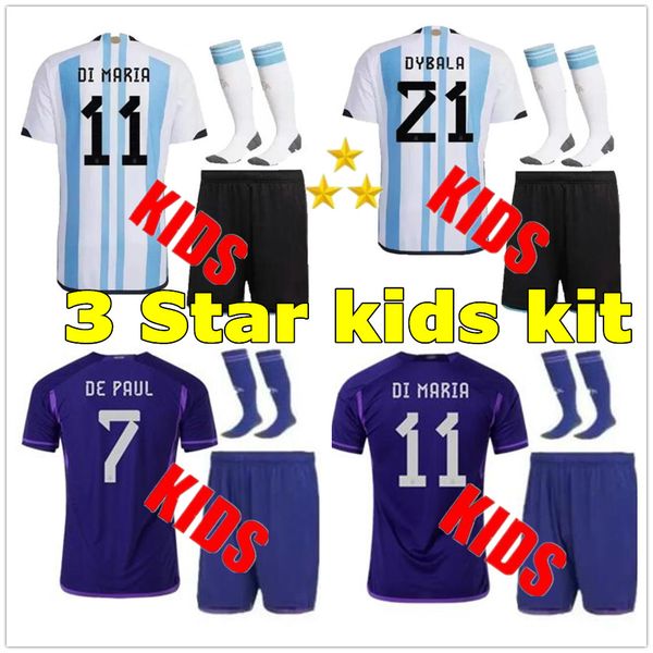22/23 enfants 3 stars argentina soccer jerseys j.alvarez dybala di maria kun martinez maradona football shirt 2023 fans version men kids kit, Black;yellow
22/23 enfants 3 stars argentina soccer jerseys j.alvarez dybala di maria kun martinez maradona football shirt 2023 fans version men kids kit, Black;yellow