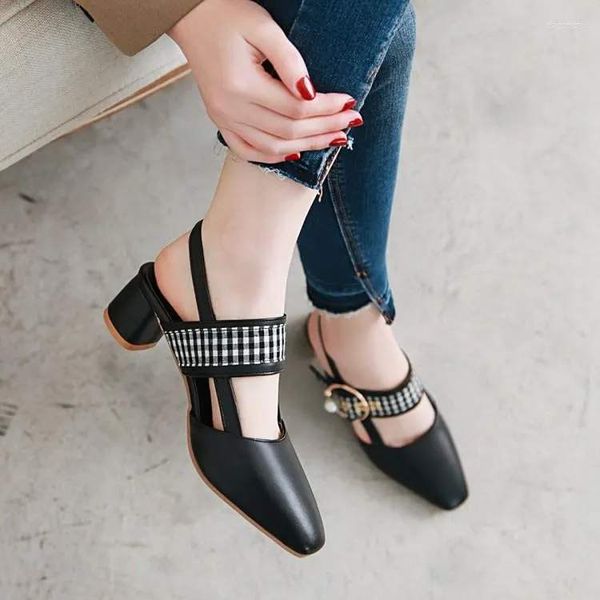 2023 new sandals big size high heels women shoes summer package toes shallow mouth thick, Black
2023 new sandals big size high heels women shoes summer package toes shallow mouth thick, Black