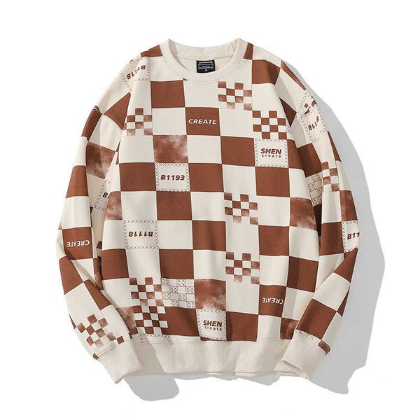 dk2418 aop plaid sweater men's style off shoulder fashion casual loose round neck autumn brand, Black
dk2418 aop plaid sweater men's style off shoulder fashion casual loose round neck autumn brand, Black