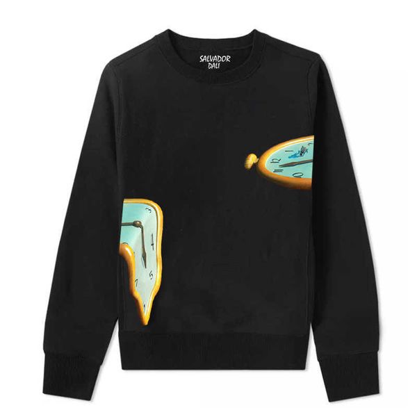 autumn and winter dali the eternal memory of artists co bred classic oil painting literature long sleeved loose sweater, Black
autumn and winter dali the eternal memory of artists co bred classic oil painting literature long sleeved loose sweater, Black