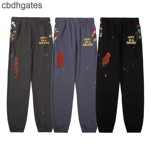 high sport pants pant dept 2023 designer galleryss street speckle small letter sports guards casual men's fashion, Black
high sport pants pant dept 2023 designer galleryss street speckle small letter sports guards casual men's fashion, Black