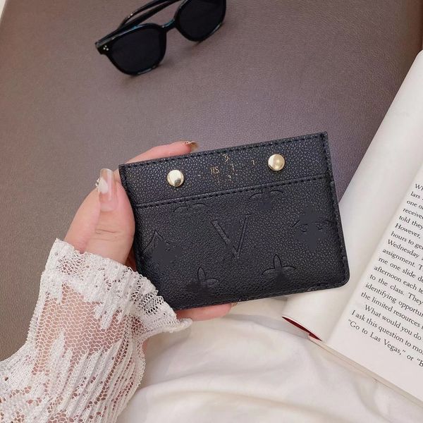 2021 new fashion card holders woman mini wallet designer pure color genuine leather pebble texture luxury black wallet with box, Brown;gray
2021 new fashion card holders woman mini wallet designer pure color genuine leather pebble texture luxury black wallet with box, Brown;gray
