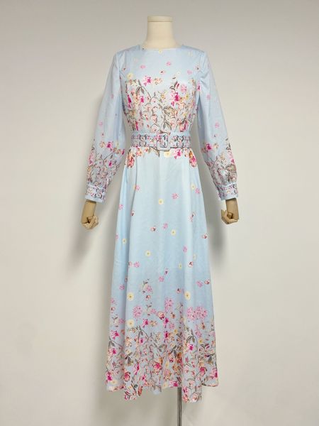 2023 spring style floral dress,european women's wear european and american fashion show style waist style dress fashion print goddess s, Black;gray
2023 spring style floral dress,european women's wear european and american fashion show style waist style dress fashion print goddess s, Black;gray
