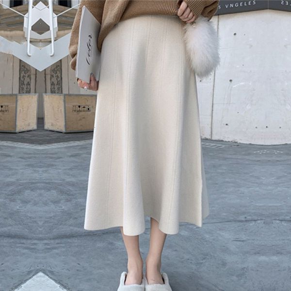 skirts knitted skirt women's autumn and winter with sweater versatile midlength highwaisted aline covering crotch showing skinny wo 230, Black
skirts knitted skirt women's autumn and winter with sweater versatile midlength highwaisted aline covering crotch showing skinny wo 230, Black