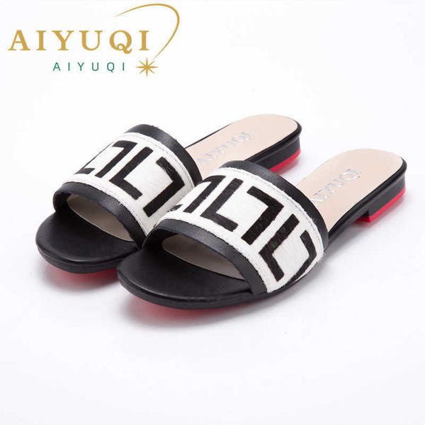 slippers aiyuqi women slippers 2023 new summer genuine leather flat women slides mohair casual outdoor slippers women shoes g230322, Black
slippers aiyuqi women slippers 2023 new summer genuine leather flat women slides mohair casual outdoor slippers women shoes g230322, Black