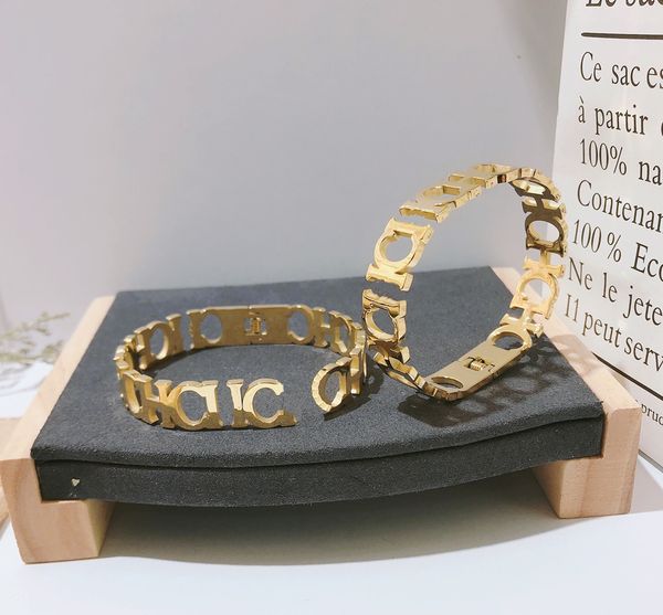womens gold plated bangle bracelet stainless steel monogram nail bracelet brand logo love bracelet with box simple design jewelry springtime, Black
womens gold plated bangle bracelet stainless steel monogram nail bracelet brand logo love bracelet with box simple design jewelry springtime, Black