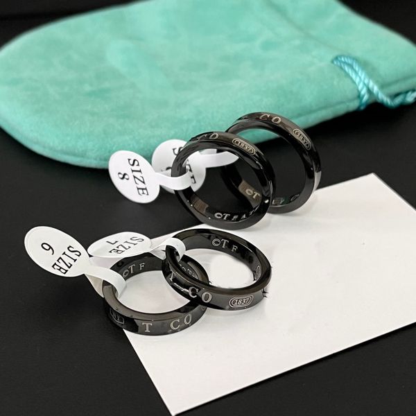 cluster rings jewelry designer black stamp ring women letter love wedding supplies stainless steel gemstones ring fine finger ring, Golden;silver
cluster rings jewelry designer black stamp ring women letter love wedding supplies stainless steel gemstones ring fine finger ring, Golden;silver
