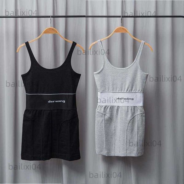 casual dresses summer aw letter slim dress high waist elastic tank wrapped hip skirt t230323, Black;gray
casual dresses summer aw letter slim dress high waist elastic tank wrapped hip skirt t230323, Black;gray