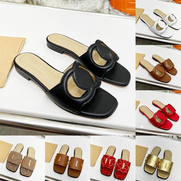 womens leather slides slippers ladies interlocking hollow designer platform sliders taupe triple black flats mules sandal loafers summer sho
womens leather slides slippers ladies interlocking hollow designer platform sliders taupe triple black flats mules sandal loafers summer sho