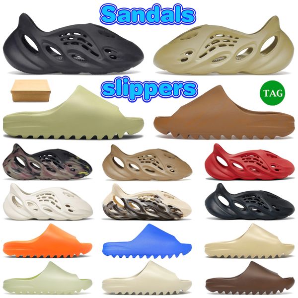with box designer slippers mens slides foam runner sandals vermilion onyx mx carbon sulfur beach slipper ochre bone resin desert sand flax s, Black
with box designer slippers mens slides foam runner sandals vermilion onyx mx carbon sulfur beach slipper ochre bone resin desert sand flax s, Black