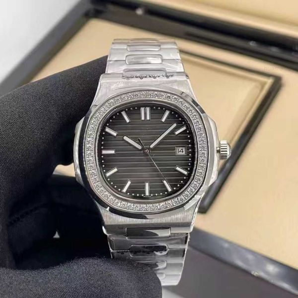 luxury watch mechanical men square nautilus women petaks philipees classic sports swiss series full-automatic men's steel band waterpro, Slivery;black
luxury watch mechanical men square nautilus women petaks philipees classic sports swiss series full-automatic men's steel band waterpro, Slivery;black