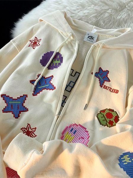 men's hoodies sweatshirts deeptown retro streetwear oversized zip up hoodie harajuku kawaii anime cartoon hippie casual jacket y2k 230, Black
men's hoodies sweatshirts deeptown retro streetwear oversized zip up hoodie harajuku kawaii anime cartoon hippie casual jacket y2k 230, Black