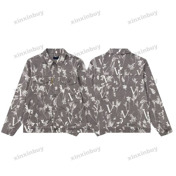 xinxinbuy men designer coat jacket hoodie paris flowers plants print denim long sleeve women black khaki blue grey xs-xl, Black;brown
xinxinbuy men designer coat jacket hoodie paris flowers plants print denim long sleeve women black khaki blue grey xs-xl, Black;brown