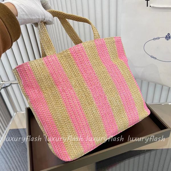 22ss women tote woven designer bag luxury handbags totes straw shoulder bags summer beach holiday item new lafite grass basket shopping bags
22ss women tote woven designer bag luxury handbags totes straw shoulder bags summer beach holiday item new lafite grass basket shopping bags