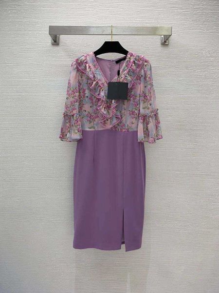 new designer womens clothing wrap dress shirt summer ruffle panel flower print flare sleeve slim split v-neck anarkali dresses long brand lo, Black;gray
new designer womens clothing wrap dress shirt summer ruffle panel flower print flare sleeve slim split v-neck anarkali dresses long brand lo, Black;gray