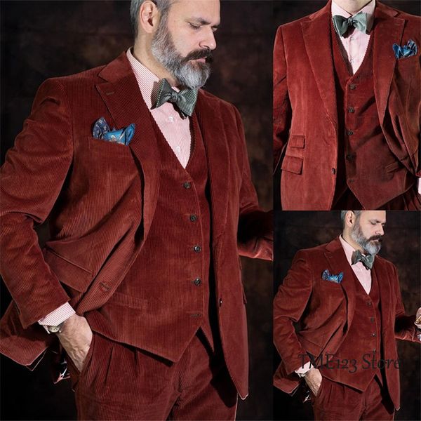 men's suits blazers 3 piece suit retro corduroy singlebreasted slim fit business blazer wedding bridegroom tuxedo jacketvestpant 230323, White;black
men's suits blazers 3 piece suit retro corduroy singlebreasted slim fit business blazer wedding bridegroom tuxedo jacketvestpant 230323, White;black