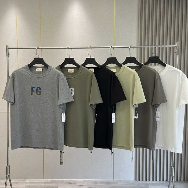 essentialls t shirt for men women fg sport tshirt double line colorful reflective high street laser short sleeve for men and women, White;black
essentialls t shirt for men women fg sport tshirt double line colorful reflective high street laser short sleeve for men and women, White;black