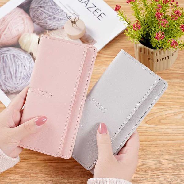 wallets 2022 new ladies wallet long ultrathin model high-capacity card purse multi-card slot handbag simple fashion multicolor y2303, Red;black
wallets 2022 new ladies wallet long ultrathin model high-capacity card purse multi-card slot handbag simple fashion multicolor y2303, Red;black