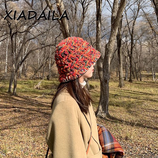 stingy brim hats winter knitted panama hat women fashion colour warm breathable bucket hats female outdoor basin hat sunscreen sun caps 2303, Blue;gray
stingy brim hats winter knitted panama hat women fashion colour warm breathable bucket hats female outdoor basin hat sunscreen sun caps 2303, Blue;gray