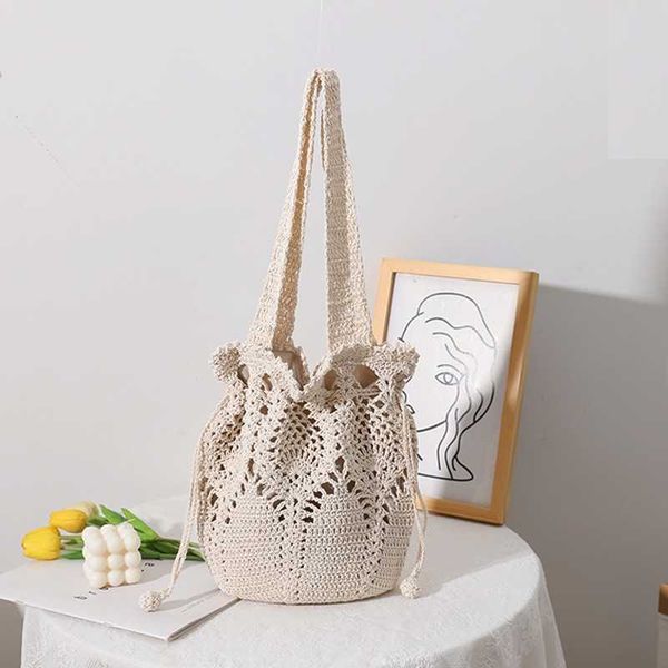 woven bucket knitting bag hollow out cotton thread hand fairy seaside holiday beach leisure flower string totes
woven bucket knitting bag hollow out cotton thread hand fairy seaside holiday beach leisure flower string totes