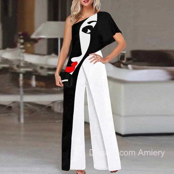 bodysuit 2023 plus size womens jumpsuits off shoulder print casual print wide leg pants lady tights summer oufits, Black
bodysuit 2023 plus size womens jumpsuits off shoulder print casual print wide leg pants lady tights summer oufits, Black