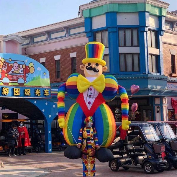 rainbow giant inflatable clown costume adults joker puppet super circus props for adults carnival parade decoration
rainbow giant inflatable clown costume adults joker puppet super circus props for adults carnival parade decoration