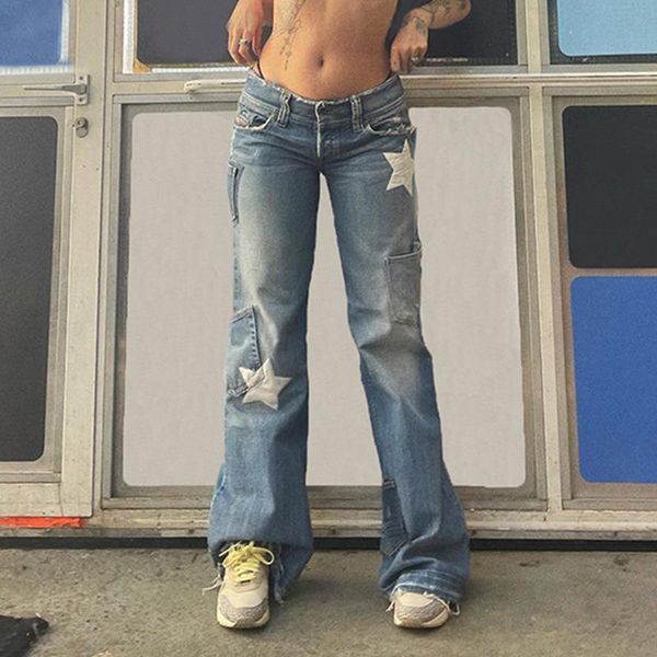women's jeans ladies star printed low rise wash y2k fashion retro blue harajuku casual floor length pants spring 2023 style 230323
women's jeans ladies star printed low rise wash y2k fashion retro blue harajuku casual floor length pants spring 2023 style 230323