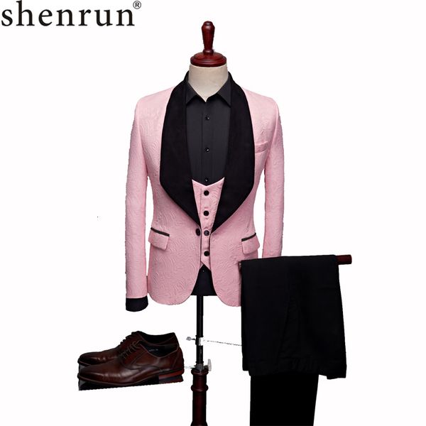 men's suits blazers shenrun mens fashion big shawl lapel 3 pieces set pink red blue white black wedding groom quality jacquard banquet
men's suits blazers shenrun mens fashion big shawl lapel 3 pieces set pink red blue white black wedding groom quality jacquard banquet