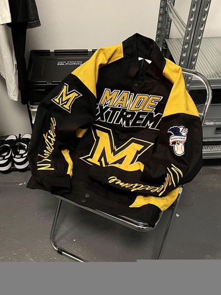 men's jackets gmiixder american street racing jacket men women cool niche embroidery motorcycle baseball uniform punk letter streetwear, Black;brown
men's jackets gmiixder american street racing jacket men women cool niche embroidery motorcycle baseball uniform punk letter streetwear, Black;brown