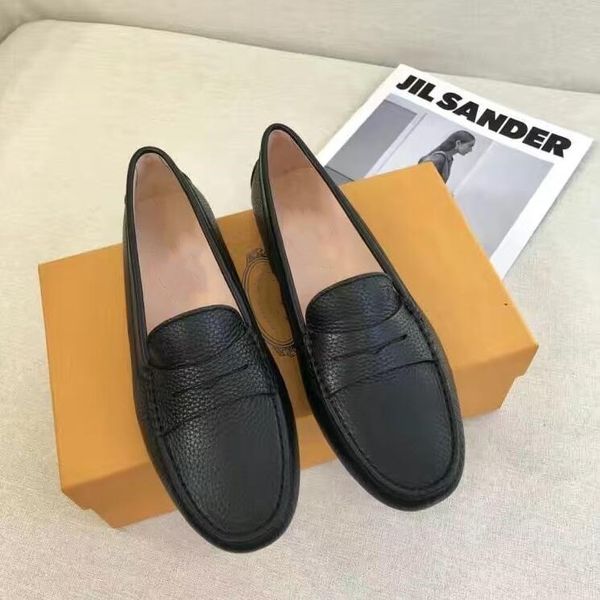 women leisure business light driving shoes casual shoes calfskin fashion classic design flats cute genuine leather, Black
women leisure business light driving shoes casual shoes calfskin fashion classic design flats cute genuine leather, Black