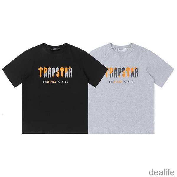 men's t shirts trapstar embroidered lettering breathable womens sweatshirt sporty label full track and field jogging sports casual tees, White;black
men's t shirts trapstar embroidered lettering breathable womens sweatshirt sporty label full track and field jogging sports casual tees, White;black