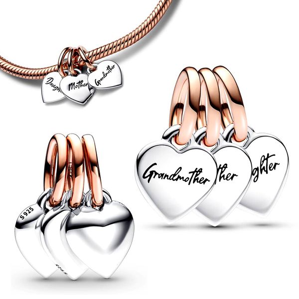 925 sterling silver charm two -color split family suspension charm is suitable for primitive ladies pandora bracelet jewelry fashion accesso, Bronze;silver
925 sterling silver charm two -color split family suspension charm is suitable for primitive ladies pandora bracelet jewelry fashion accesso, Bronze;silver