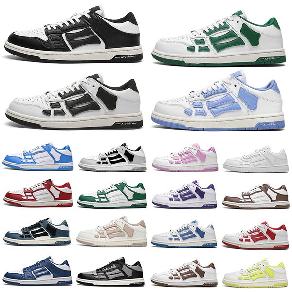 designer amiri casual shoes amiris skelet bones runner low skel skeleton shoes women men sports retro sneakers black white leather lace up t
designer amiri casual shoes amiris skelet bones runner low skel skeleton shoes women men sports retro sneakers black white leather lace up t